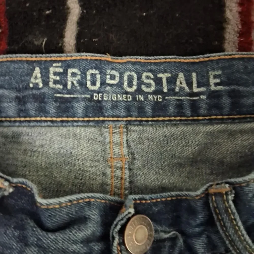 Aeropostale Men's Blue and Navy Jeans